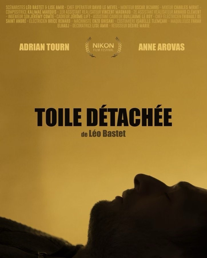 affiche du court-métrage Toile Détachée de Léo Bastet